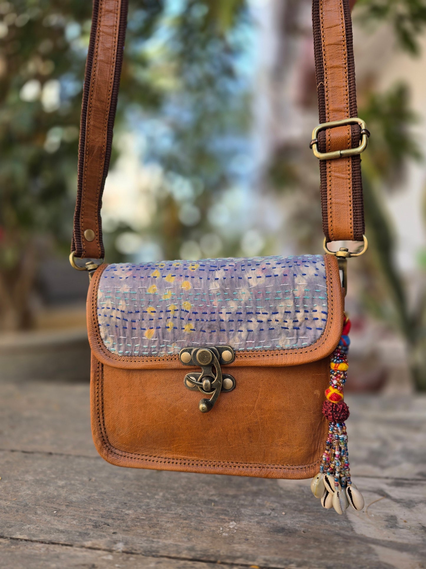 Genuine leather bag sling bag handbag purse Banjara Bag