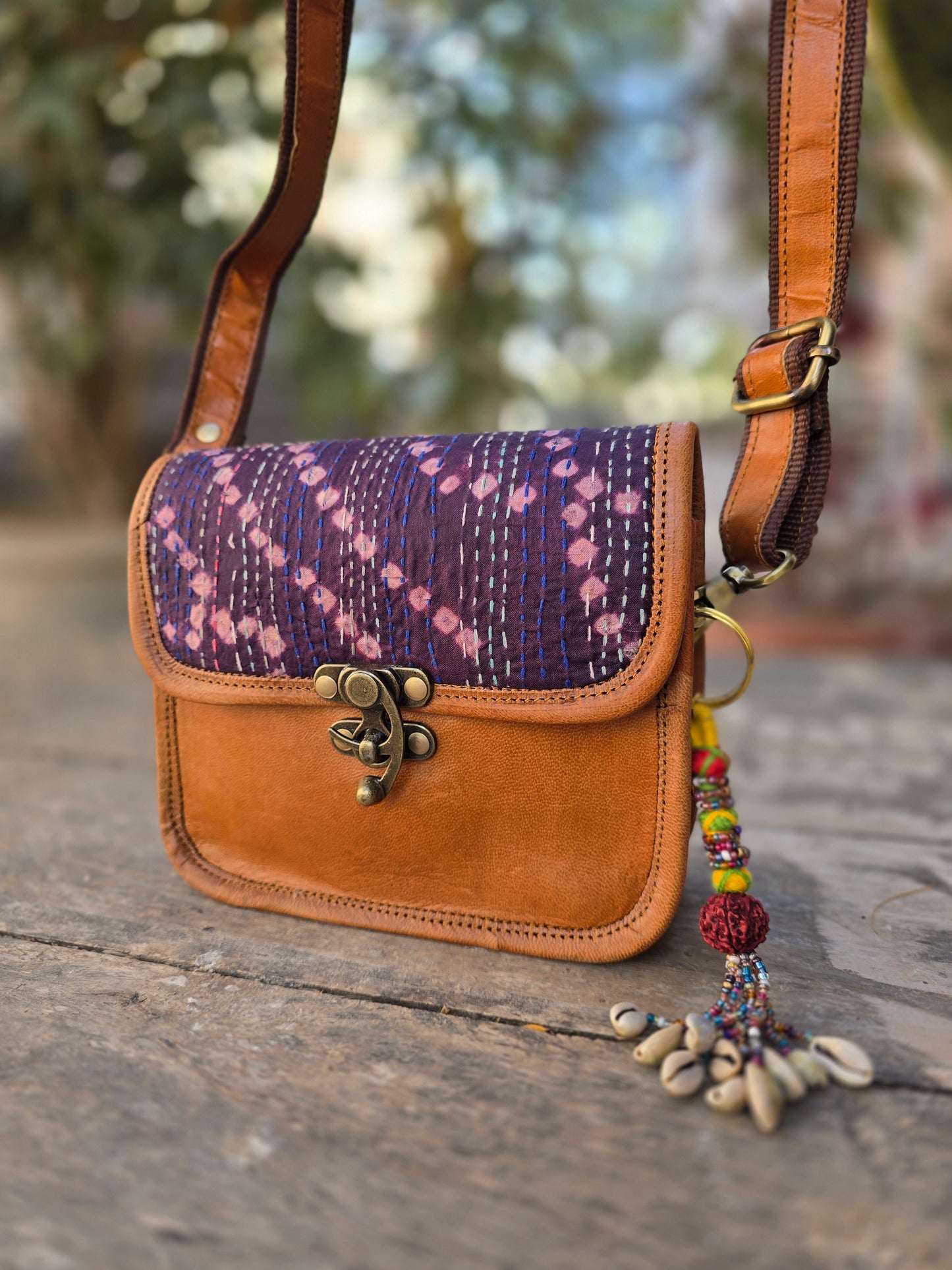 Genuine leather bag sling bag handbag purse Banjara Bag