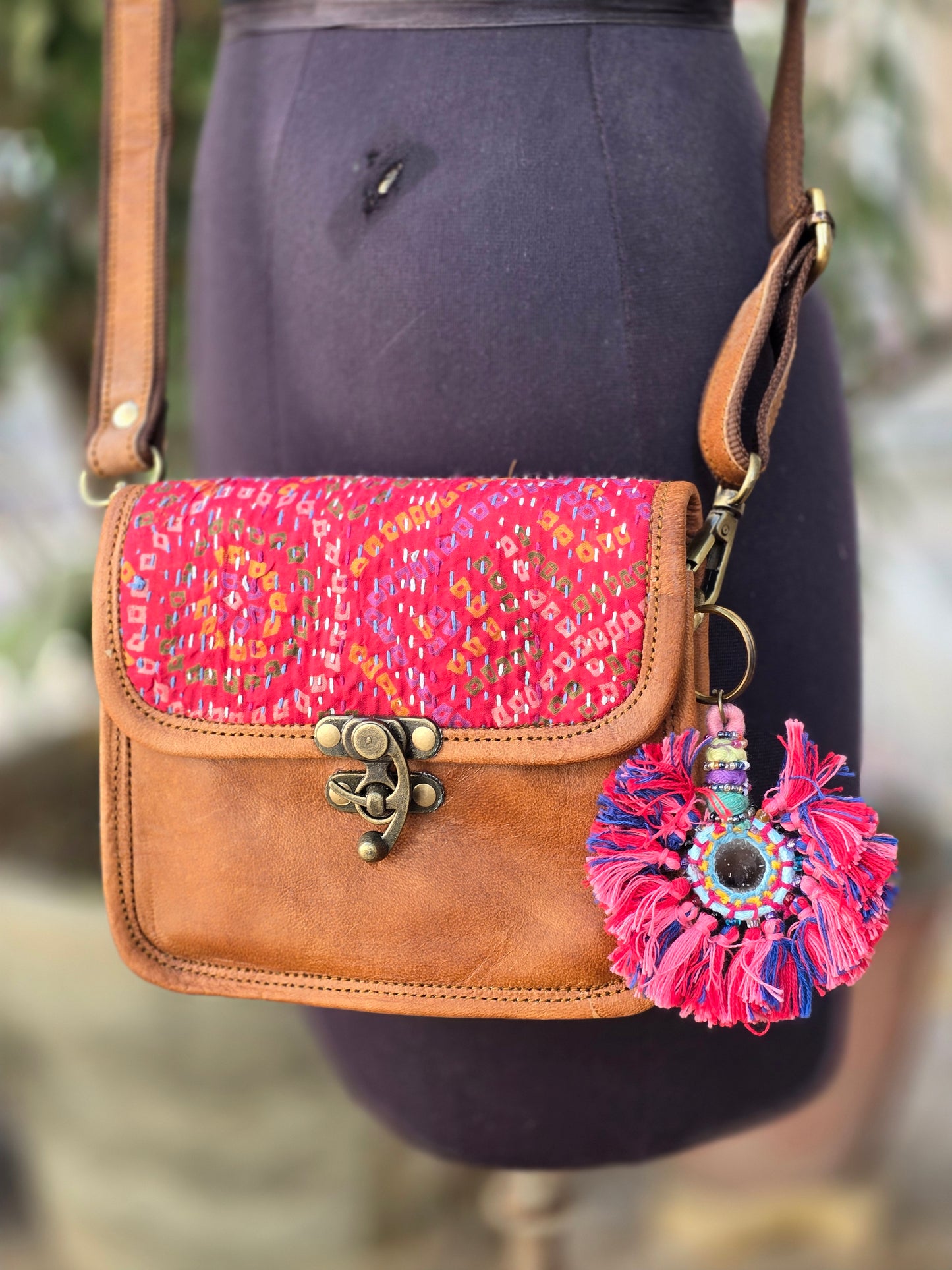 Genuine leather bag sling bag handbag purse Banjara Bag