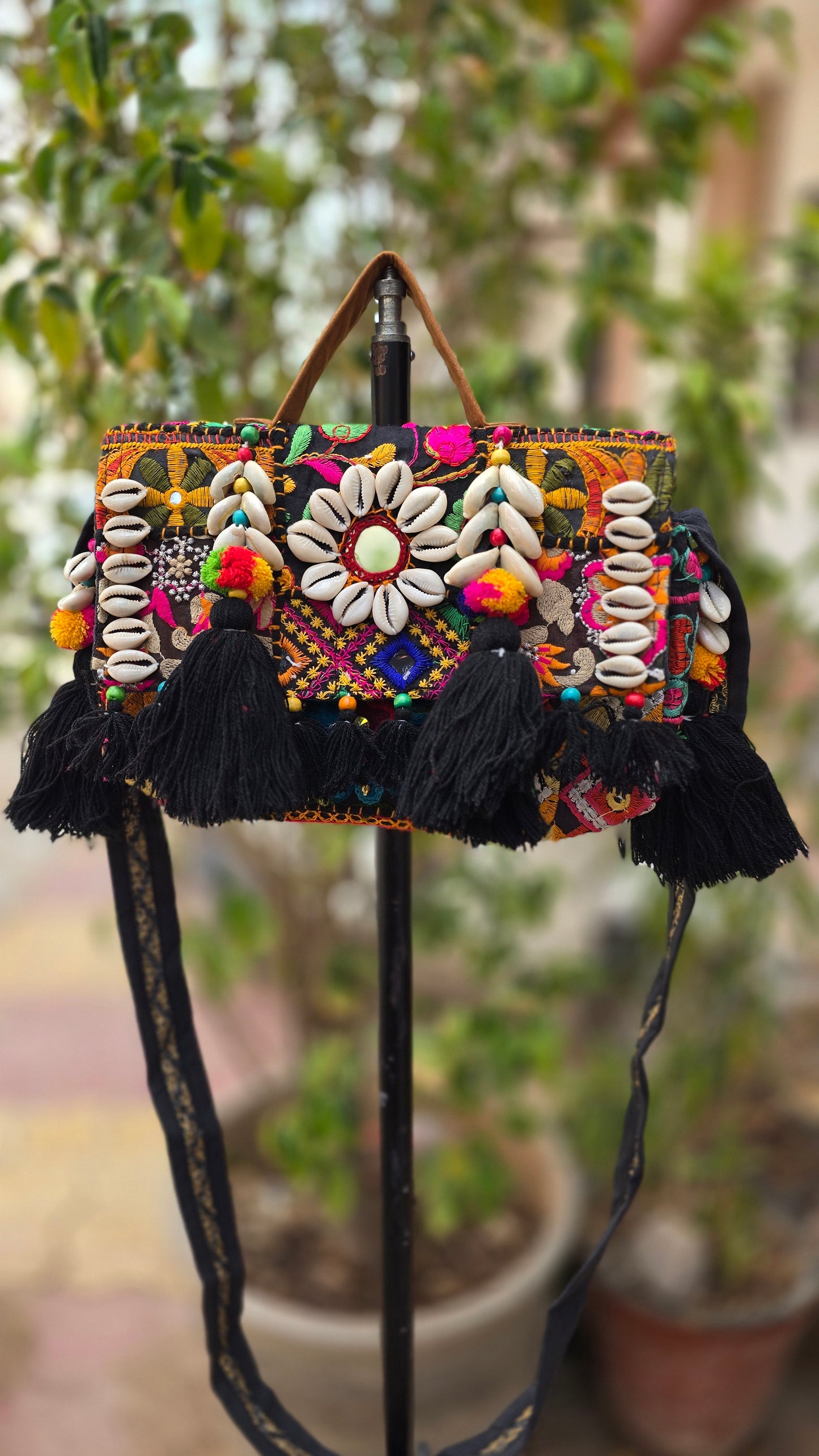 Banjara bag sling bag fringes bag