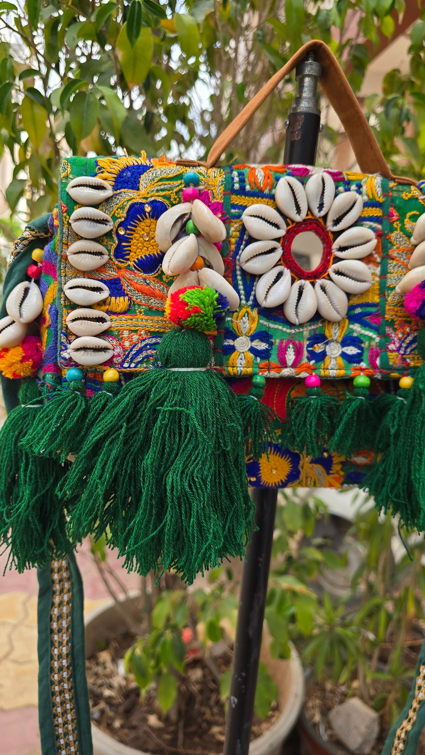 Banjara bag sling bag mirror work embroidery patch work bag