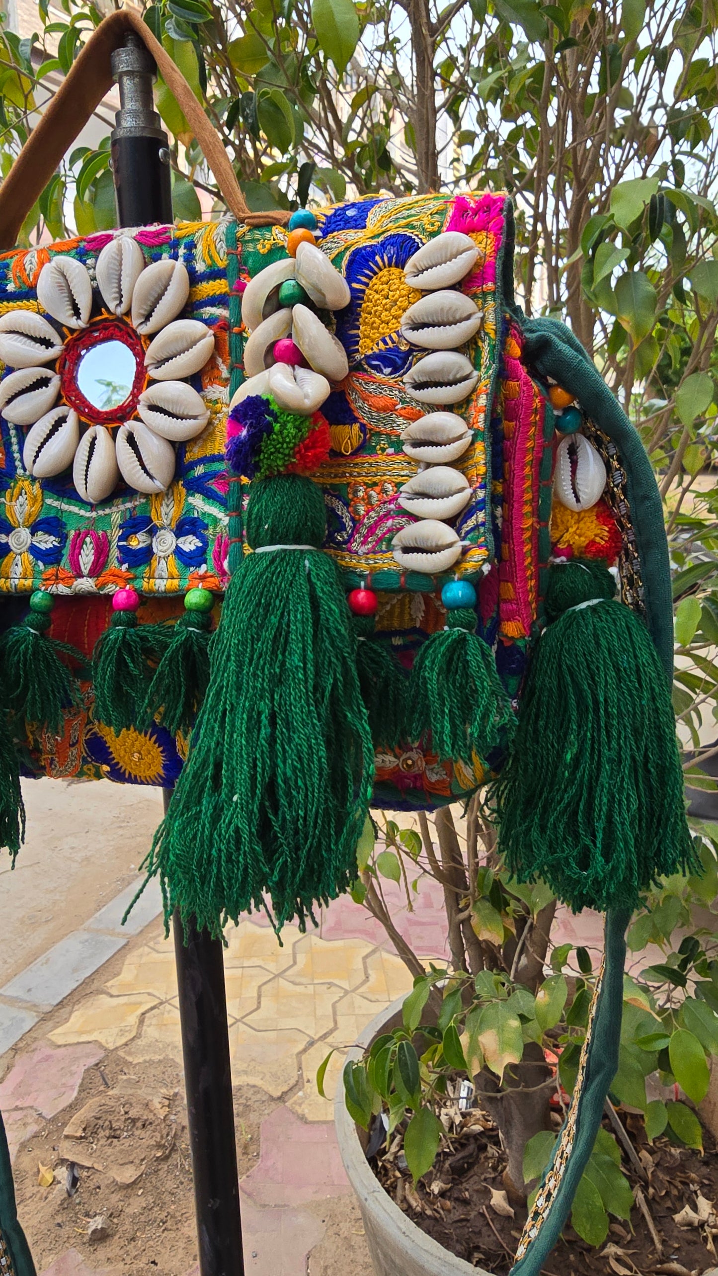 Banjara bag sling bag mirror work embroidery patch work bag