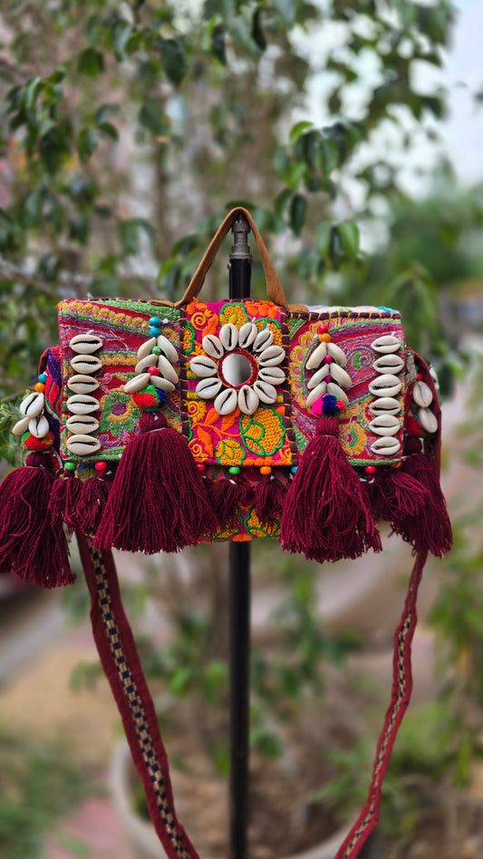 Banjara bag sling bag fringes bag