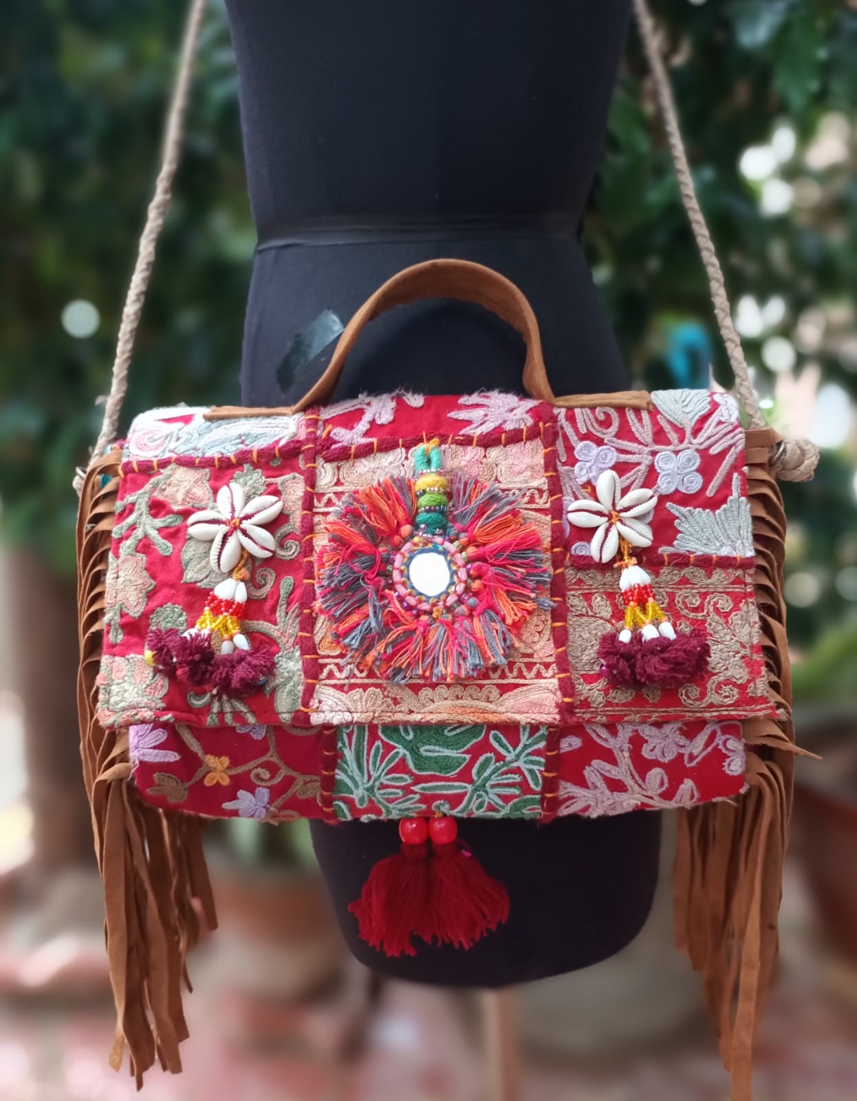 Banjara bag sling bag red colour