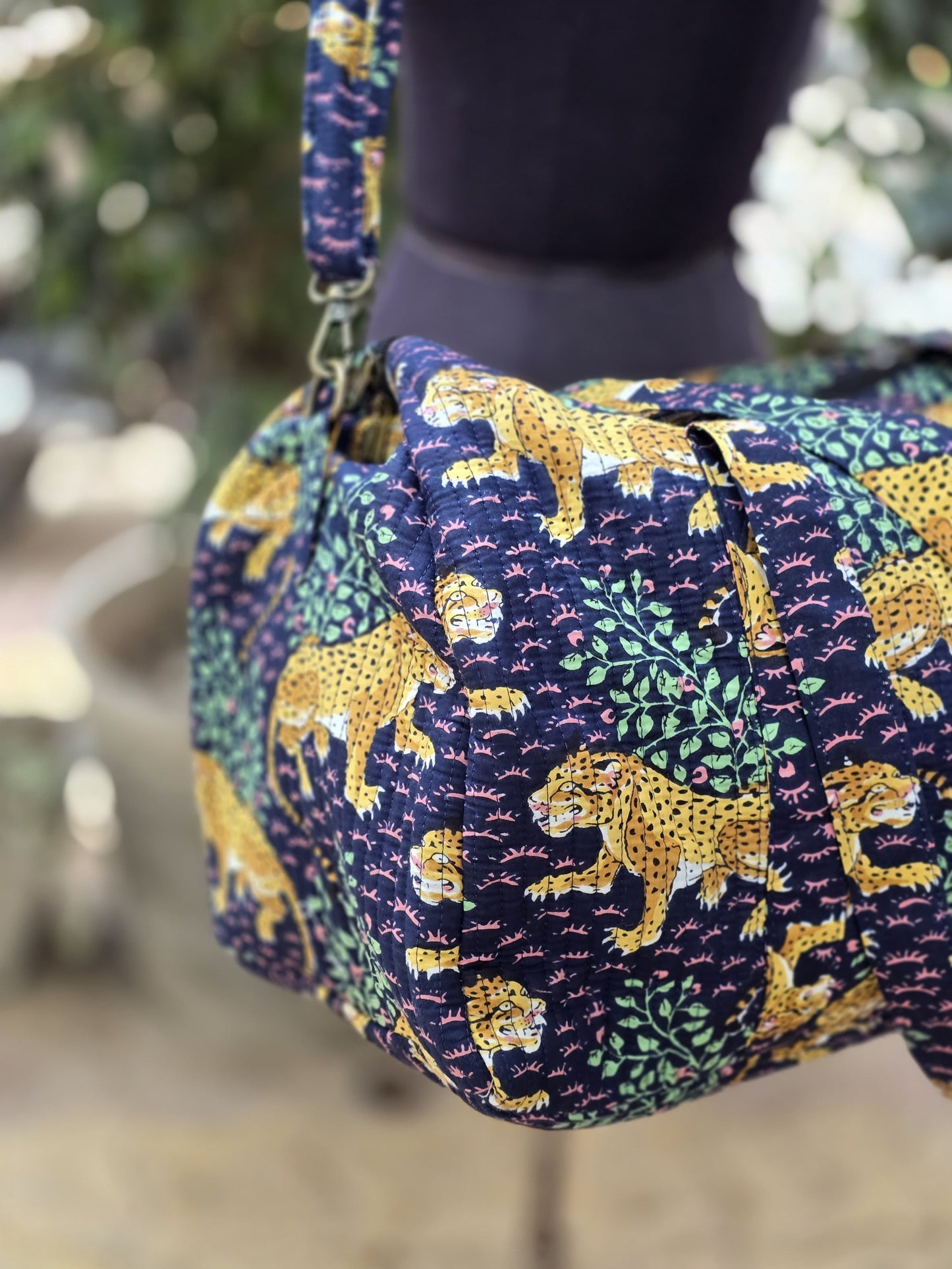 Duffle bag luggage bag handmade embroidery