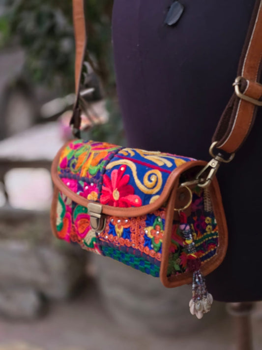 Genuine leather bag sling bag handbag purse Banjara Bag