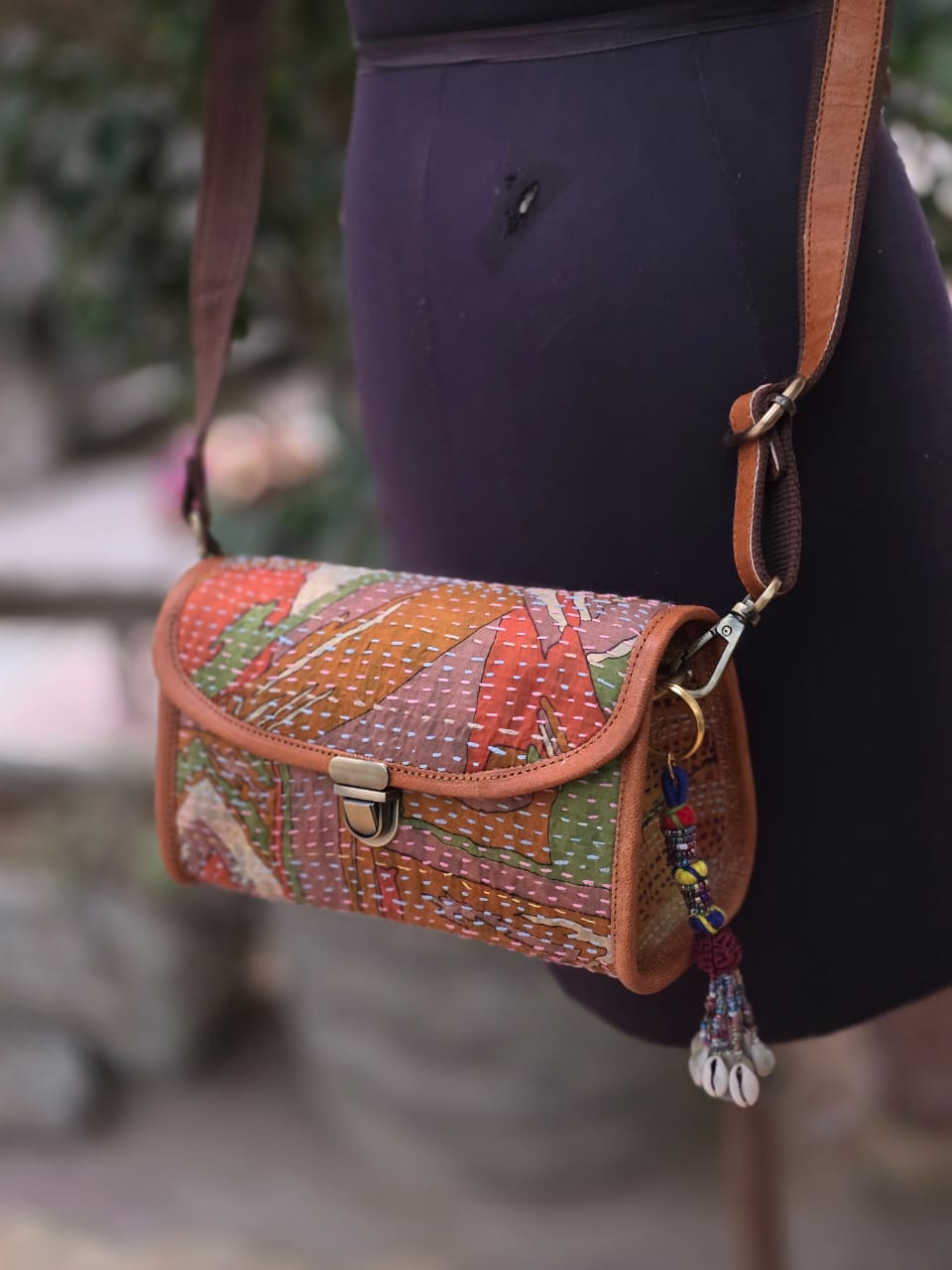 Genuine leather bag sling bag handbag purse Banjara Bag