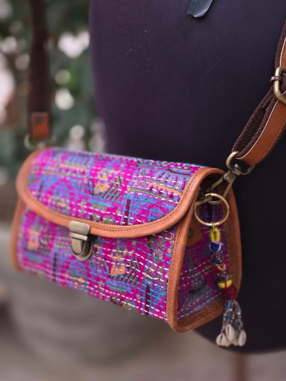 Genuine leather bag sling bag handbag purse Banjara Bag