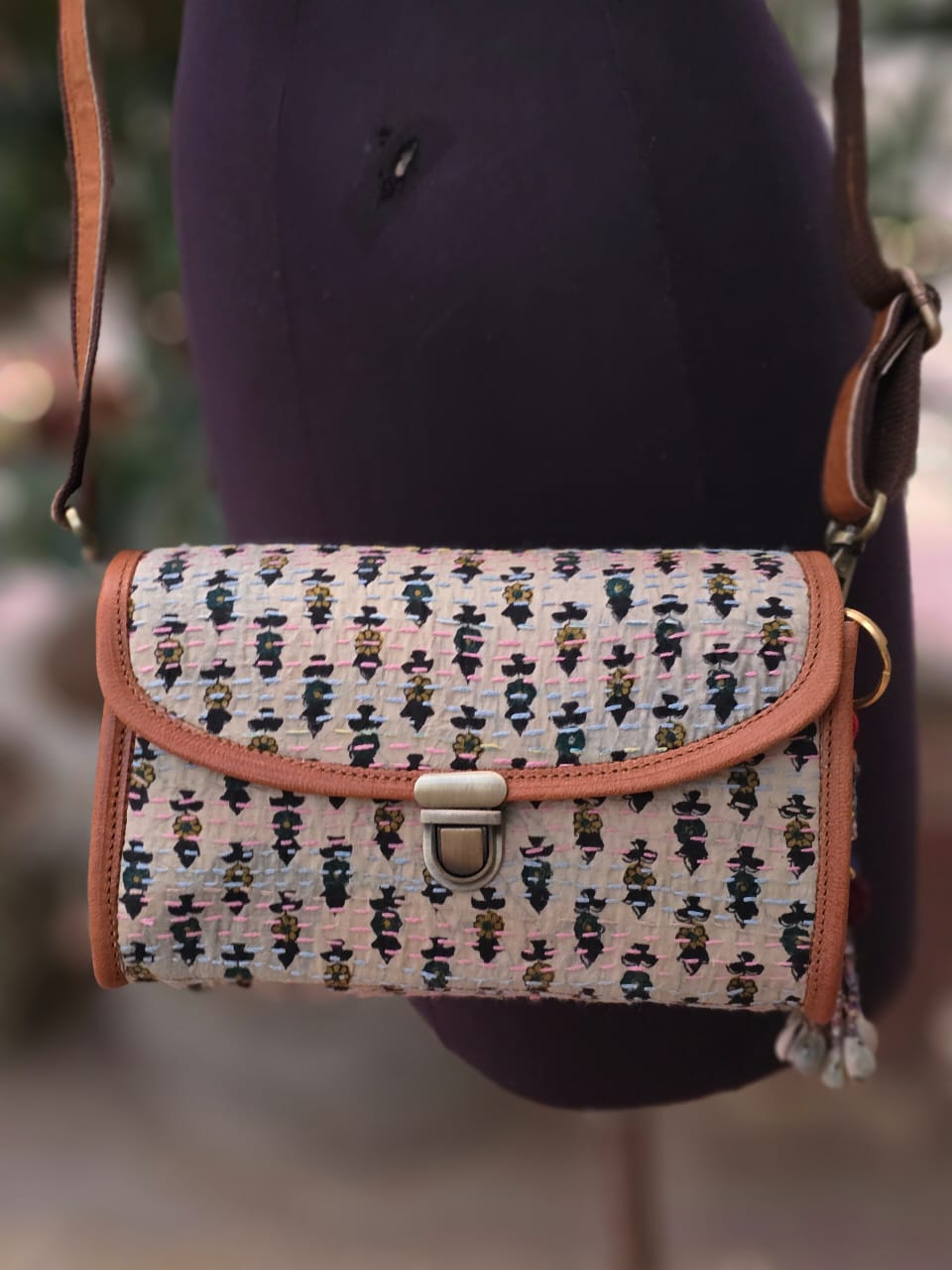 Genuine leather bag sling bag handbag purse Banjara Bag