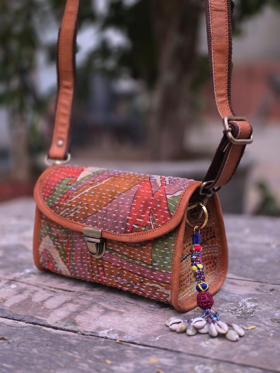 Genuine leather bag sling bag handbag purse Banjara Bag