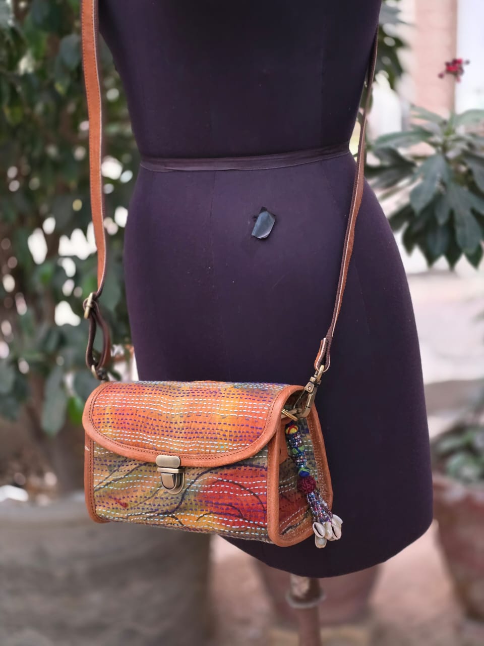 Genuine leather bag sling bag handbag purse Banjara Bag