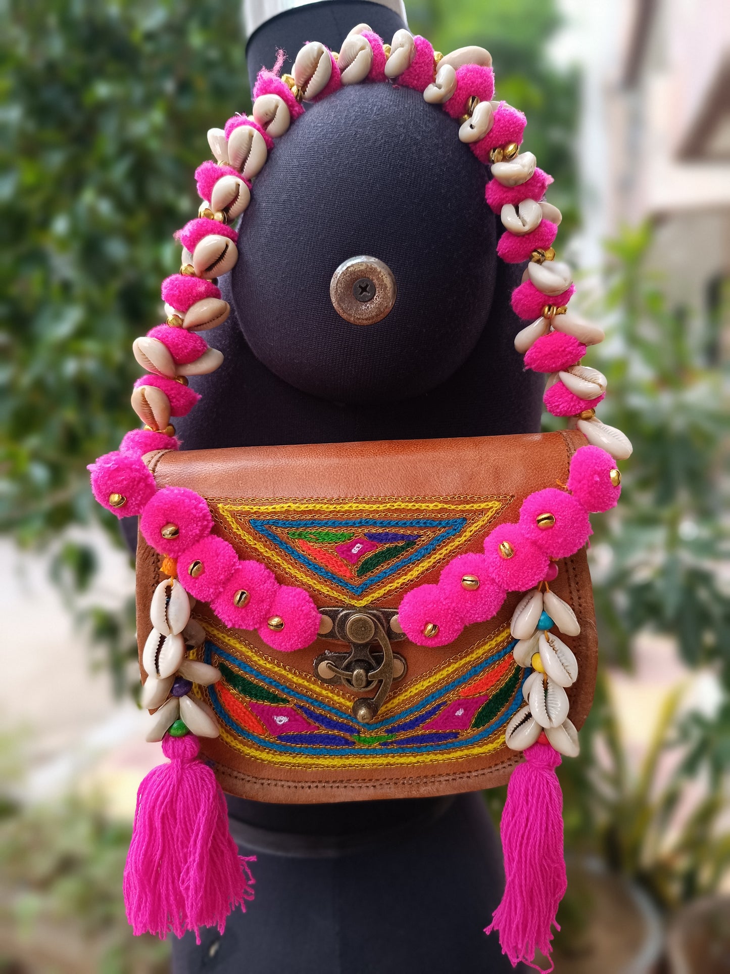 Genuine leather bag sling bag handbag purse Banjara Bag