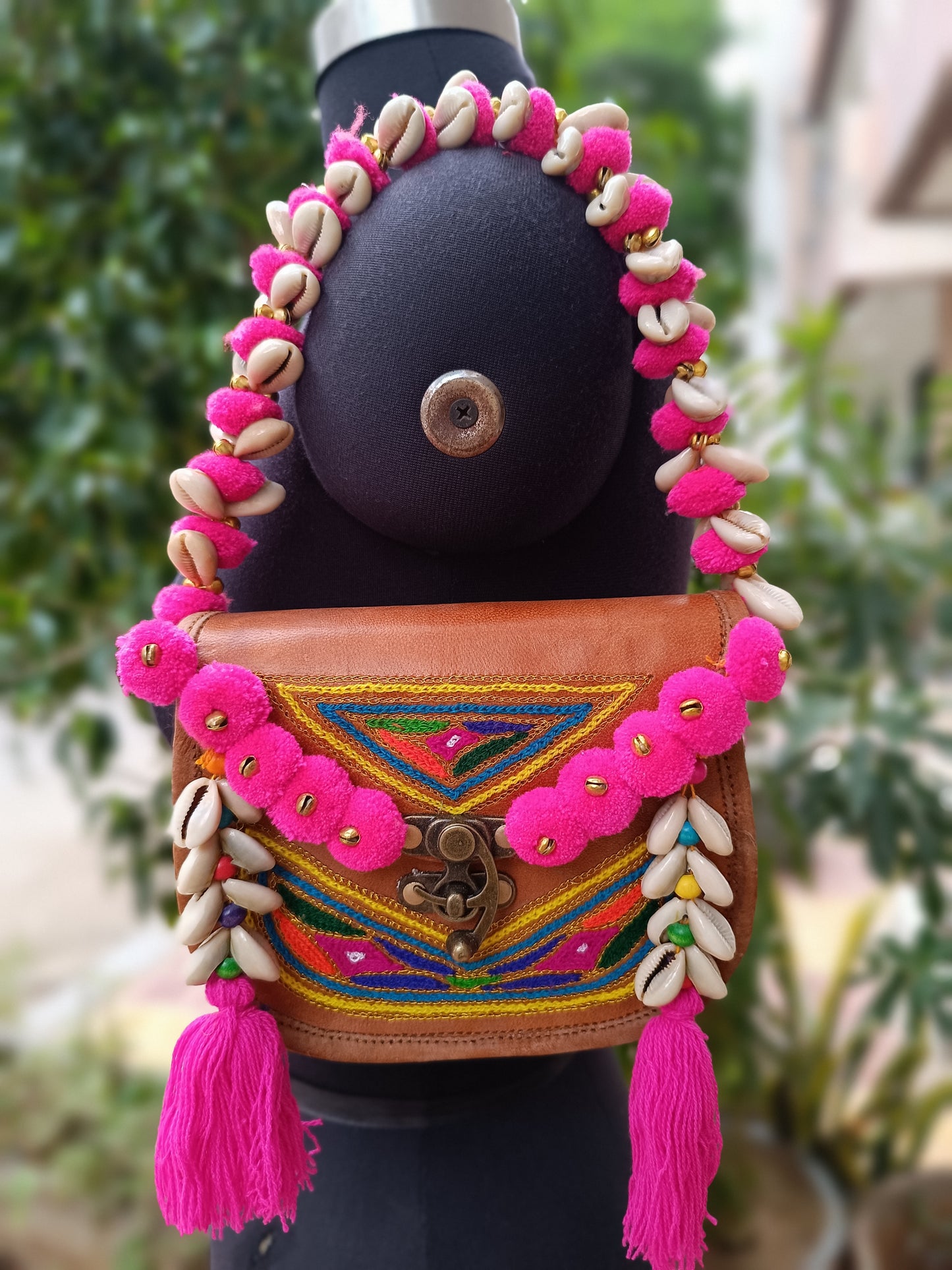 Genuine leather bag sling bag handbag purse Banjara Bag