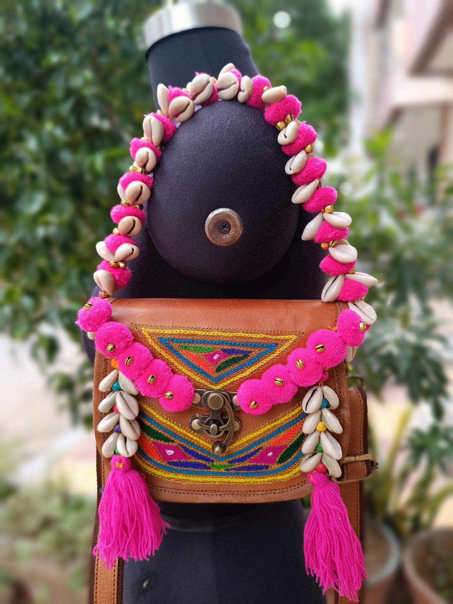 Genuine leather bag sling bag handbag purse Banjara Bag