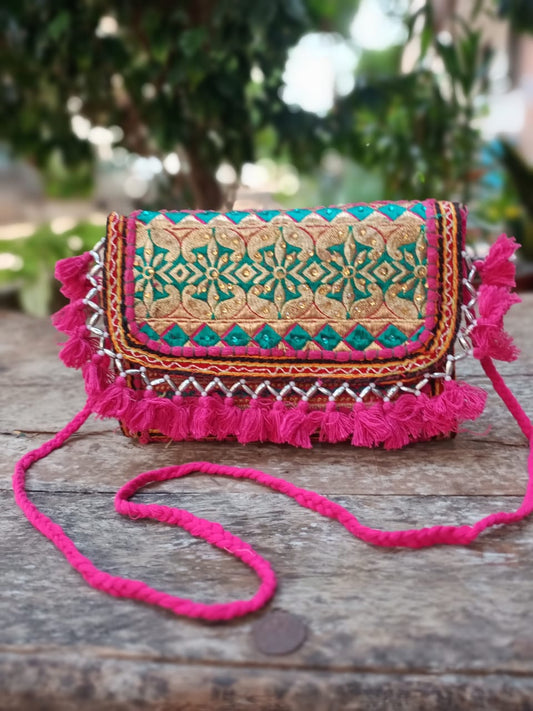 Banjara bag sling bag Pink colour