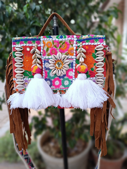 Banjara bag sling bag fringes bag