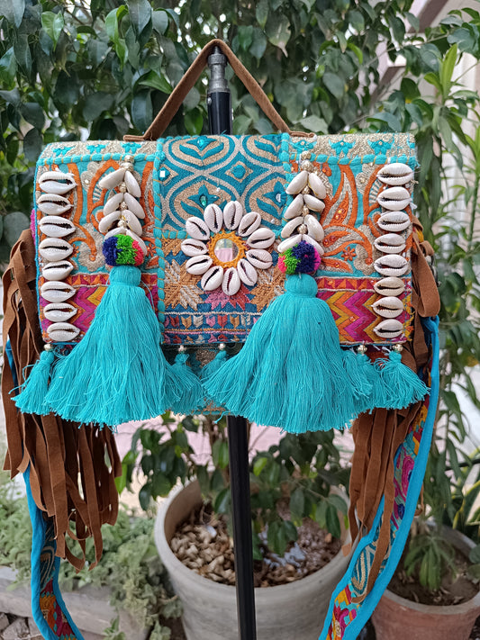Banjara bag sling bag fringes bag