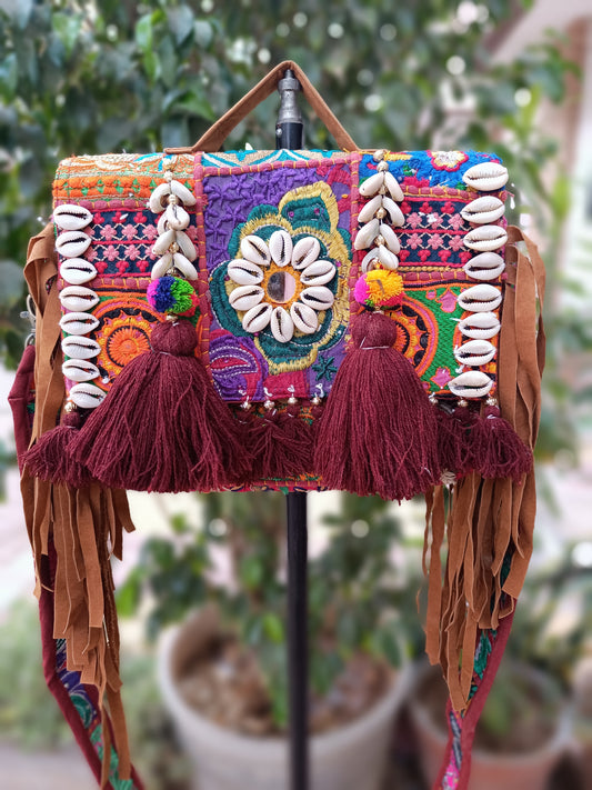 Banjara bag sling bag fringes bag