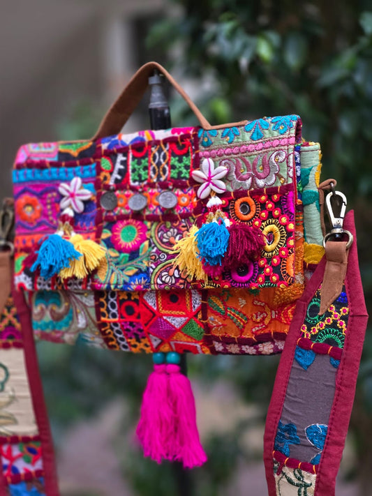Banjara bag sling bag Hand work embroidery patch work bag