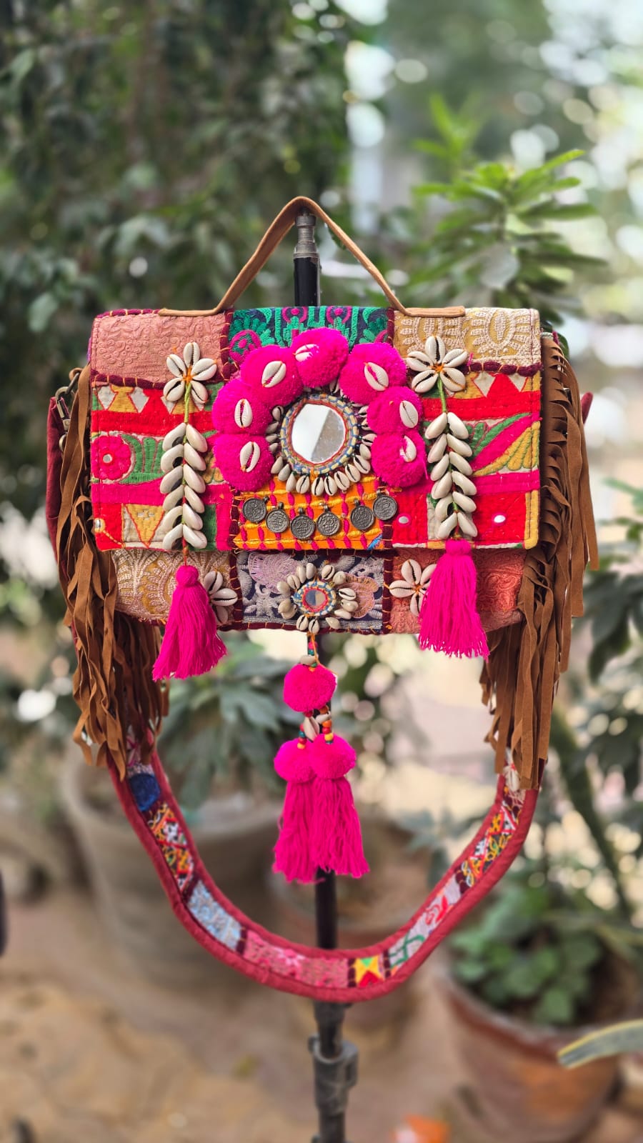Banjara bag sling bag mirror work embroidery patch work bag