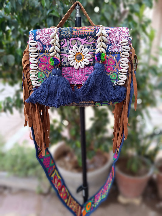 Banjara bag sling bag fringes bag
