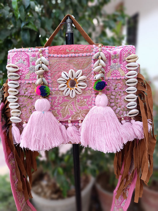 Banjara bag sling bag fringes bag