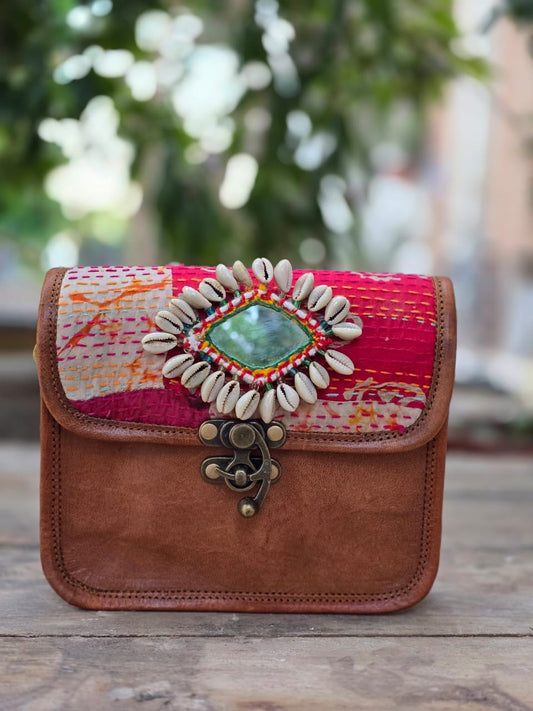 Genuine leather bag sling bag handbag purse Banjara Bag