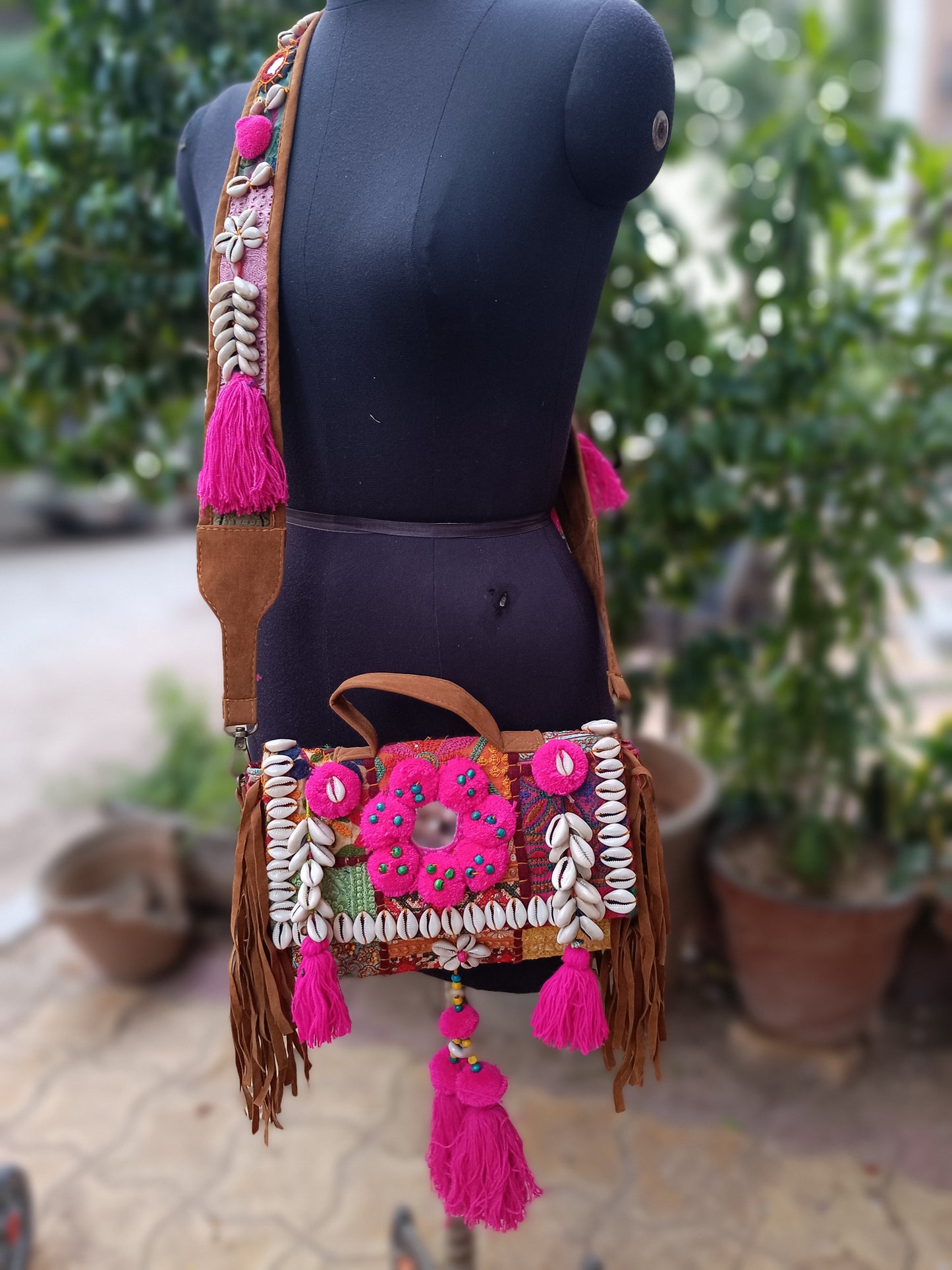 Banjara bag sling bag mirror work embroidery patch work bag