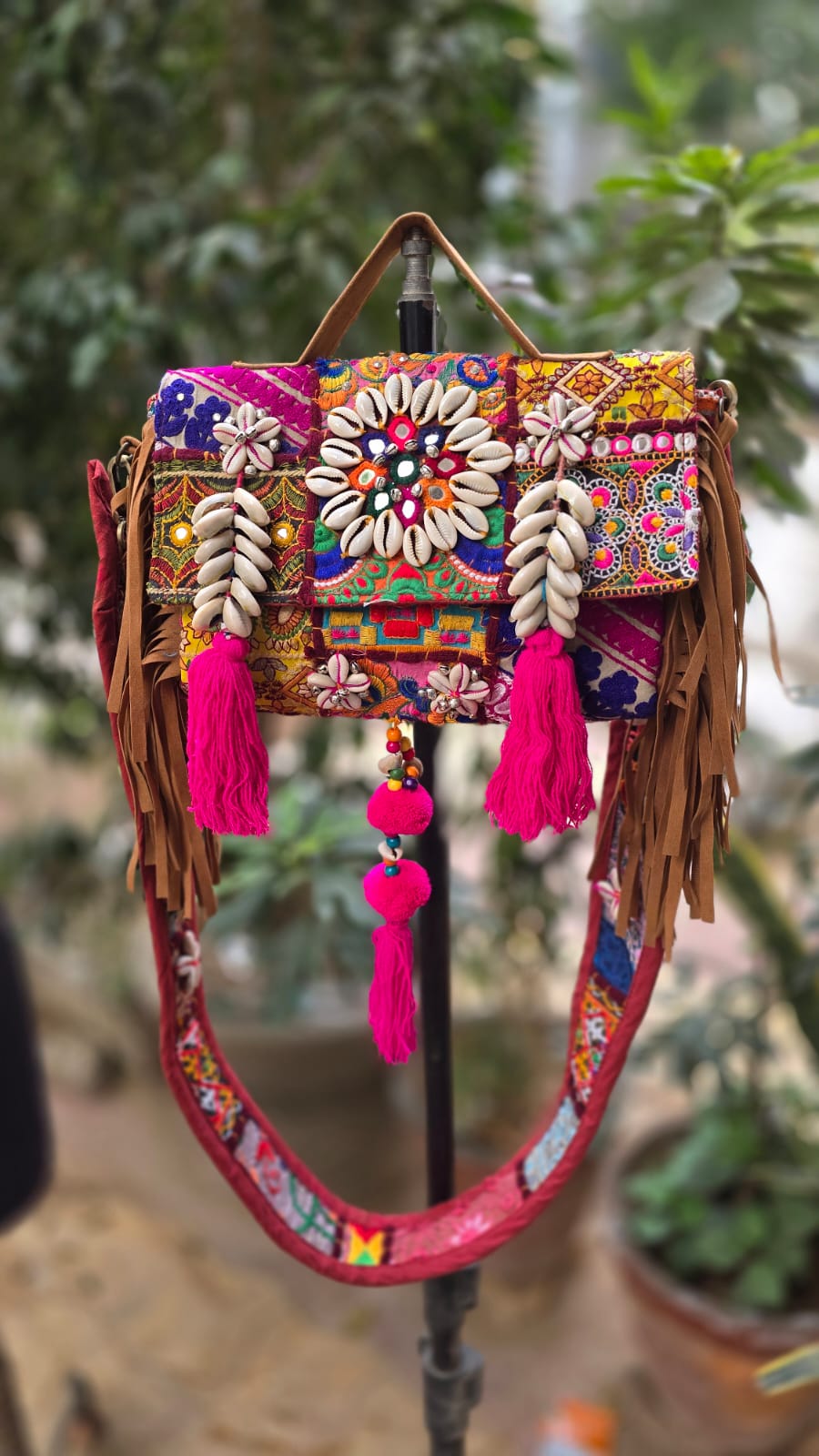 Banjara bag sling bag mirror work embroidery patch work bag
