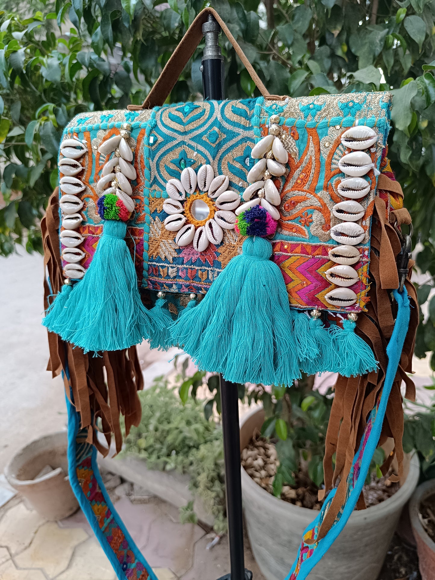 Banjara bag sling bag fringes bag