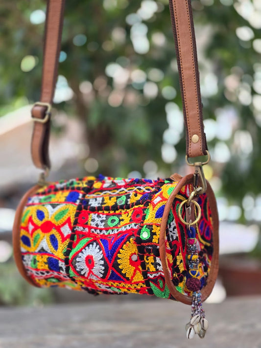 Genuine leather bag sling bag handbag purse Banjara Bag